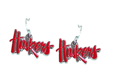 Huskers Dangle Earrings Nebraska Cornhuskers, Nebraska  Ladies Accessories, Huskers  Ladies Accessories, Nebraska  Ladies, Huskers  Ladies, Nebraska  Jewelry & Hair, Huskers  Jewelry & Hair, Nebraska Huskers Dangle Earrings, Huskers Huskers Dangle Earrings