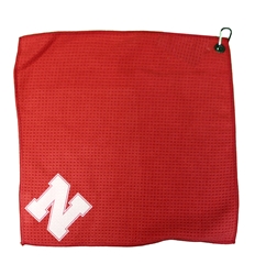 Huskers Microfiber Waffle Golf Towel Nebraska Cornhuskers, Nebraska Golf Items, Huskers Golf Items, Nebraska Huskers Microfiber Waffle Golf Towel, Huskers Huskers Microfiber Waffle Golf Towel