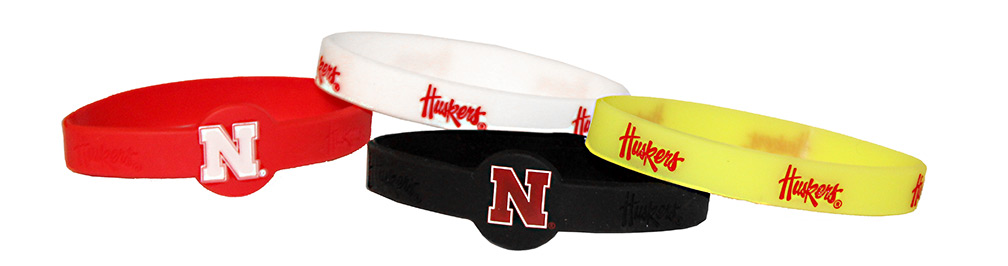 Huskers Stretch Bracelets Nebraska Cornhuskers, Nebraska  Jewelry & Hair, Huskers  Jewelry & Hair, Nebraska  Ladies Accessories, Huskers  Ladies Accessories, Nebraska  Mens Accessories, Huskers  Mens Accessories, Nebraska Huskers Rubber Bracelets, Huskers Huskers Rubber Bracelets