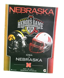 Inaugural Heroes Game Collectible Program Nebraska Cornhuskers, Nebraska One of a Kind, Huskers One of a Kind, Nebraska Inaugural Big Ten Home Game Program, Huskers Inaugural Big Ten Home Game Program