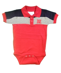 Infant Nebraska Polo Creeper Nebraska Cornhuskers, Nebraska  Infant, Huskers  Infant, Nebraska Polos, Huskers Polos, Nebraska Infant Red Nebraska Color Block Polo Creeper Two Feet Ahead, Huskers Infant Red Nebraska Color Block Polo Creeper Two Feet Ahead