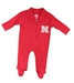 Infant Nebraska Zippered Footie Romper - CH-G3322