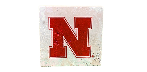 Iron N Stone Coaster Nebraska Cornhuskers, Nebraska  Kitchen & Glassware, Huskers  Kitchen & Glassware, Nebraska  Game Room & Big Red Room, Huskers  Game Room & Big Red Room, Nebraska Iron N Stone Coaster CoasterWorx  , Huskers Iron N Stone Coaster CoasterWorx  