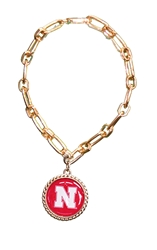 Iron N Sydney Bracelet Nebraska Cornhuskers, Nebraska  Jewelry & Hair, Huskers  Jewelry & Hair, Nebraska  Ladies Accessories, Huskers  Ladies Accessories, Nebraska  Ladies, Huskers  Ladies, Nebraska Iron N Sydney Bracelet, Huskers Iron N Sydney Bracelet