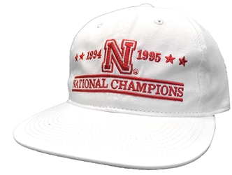 Nebraska 1994 1995 National Champions TWO55 90s Flat Bill Nebraska Cornhuskers, Nebraska  Mens Hats, Huskers  Mens Hats, Nebraska  Mens Hats, Huskers  Mens Hats, Nebraska Thanks Coach Osborne, Huskers Thanks Coach Osborne, Nebraska White Nebraska 1994 1995 National Champions Tom Osborne Flat Bill Adjustable Hat The Game, Huskers White Nebraska 1994 1995 National Champions Tom Osborne Flat Bill Adjustable Hat The Game