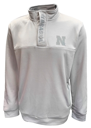 Nebraska APOC Quarter Snap Fleece Jacket Nebraska Cornhuskers, Nebraska  Mens Outerwear, Huskers  Mens Outerwear, Nebraska  Mens, Huskers  Mens, Nebraska White Nebraska APOC 1/4 Snap Fleece Jacket Colosseum, Huskers White Nebraska APOC 1/4 Snap Fleece Jacket Colosseum