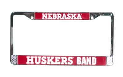 Nebraska Band License Plate Frame Nebraska Cornhuskers, Nebraska Vehicle, Huskers Vehicle, Nebraska Nebraska Band License Plate Frame, Huskers Nebraska Band License Plate Frame