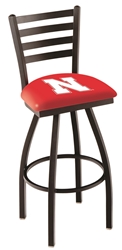 Nebraska Bar Stool Ladder Back Nebraska Cornhuskers, Nebraska Home & Office, Huskers Home & Office, Nebraska  Game Room & Big Red Room, Huskers  Game Room & Big Red Room, Nebraska  Office Den & Entry, Huskers  Office Den & Entry, Nebraska Nebraska Bar Stool , Huskers Nebraska Bar Stool 