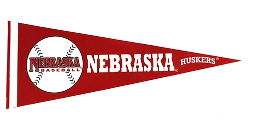 Nebraska Baseball Pennant Flag Nebraska Cornhuskers, Nebraska  Flags & Windsocks, Huskers  Flags & Windsocks, Nebraska  Prints & Posters, Huskers  Prints & Posters, Nebraska  Baseball, Huskers  Baseball, Nebraska Nebraska Baseball Pennant Flag, Huskers Nebraska Baseball Pennant Flag