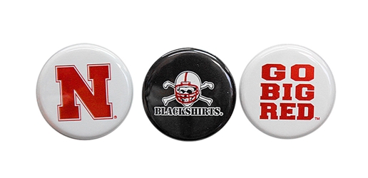 Nebraska Button Set Nebraska Cornhuskers, Nebraska  Beads & Fun Stuff, Huskers  Beads & Fun Stuff, Nebraska  Mens Accessories, Huskers  Mens Accessories, Nebraska  Ladies Accessories, Huskers  Ladies Accessories, Nebraska Nebraska Button Set, Huskers Nebraska Button Set