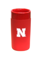 Nebraska Ceramic Shooter Nebraska Cornhuskers, Nebraska  Kitchen & Glassware, Huskers  Kitchen & Glassware, Nebraska  Tailgating, Huskers  Tailgating, Nebraska Red Nebraska 2.5oz Ceramic Shooter Fanatic Group, Huskers Red Nebraska 2.5oz Ceramic Shooter Fanatic Group