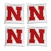 Nebraska Cornhole Bags - White - GT-F1222