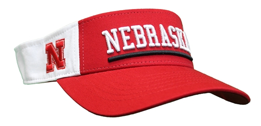 Nebraska Cross Bar Visor Nebraska Cornhuskers, Nebraska  Mens Hats, Huskers  Mens Hats, Nebraska  Ladies Hats, Huskers  Ladies Hats, Nebraska  Mens Hats, Huskers  Mens Hats, Nebraska  Ladies Hats, Huskers  Ladies Hats, Nebraska Red Nebraska Drill Visor Zephyr, Huskers Red Nebraska Drill Visor Zephyr