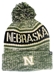 Nebraska Winter Pine Iron N Ribbed Cuff Beanie - HT-G7314