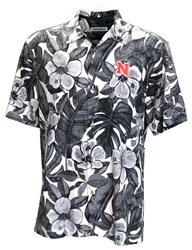 Nebraska Floral Lush Camp Tommy Bahama - Black Nebraska Cornhuskers, Nebraska  Mens Polos, Huskers  Mens Polos, Nebraska  Mens T-Shirt, Huskers  Mens T-Shirt, Nebraska  Mens, Huskers  Mens, Nebraska  Short Sleeve, Huskers  Short Sleeve, Nebraska Polos, Huskers Polos, Nebraska Black Out!, Huskers Black Out!, Nebraska Black Floral Nebraska Lush Camp Shirt Tommy Bahama, Huskers Black Floral Nebraska Lush Camp Shirt Tommy Bahama