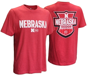 Nebraska Freedom OHT Tee Nebraska Cornhuskers, Nebraska  Mens, Huskers  Mens, Nebraska  Short Sleeve, Huskers  Short Sleeve, Nebraska  Mens T-Shirts, Huskers  Mens T-Shirts, Nebraska Red Nebraska Freedom OHT SS Tee Colosseum, Huskers Red Nebraska Freedom OHT SS Tee Colosseum