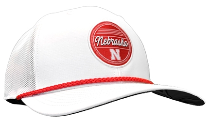 Nebraska Frozen Rope Trucker Nebraska Cornhuskers, Nebraska  Mens Hats, Huskers  Mens Hats, Nebraska  Mens Hats, Huskers  Mens Hats, Nebraska White Nebraska Fairway Adjustable Trucker Rope Hat 47 Brand, Huskers White Nebraska Fairway Adjustable Trucker Rope Hat 47 Brand