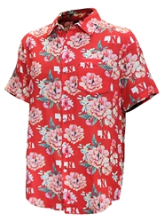 Happy Husker Luau Shirt Nebraska Cornhuskers, Nebraska  Mens Polos, Huskers  Mens Polos, Nebraska Polos, Huskers Polos, Nebraska Nebraska Hawaiian Floral Button Up, Huskers Nebraska Hawaiian Floral Button Up