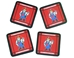 Nebraska Herbie Husker 4 Pack Neoprene Coasters - KG-G5177