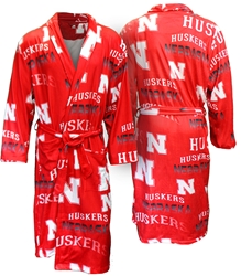 Nebraska Huskers 007 Robe Nebraska Cornhuskers, Nebraska  Underwear & PJs, Huskers  Underwear & PJs, Nebraska  Mens Underwear & PJs, Huskers  Mens Underwear & PJs, Nebraska  Mens, Huskers  Mens, Nebraska Nebraska Huskers Windfall Banded Robe, Huskers Nebraska Huskers Windfall Banded Robe