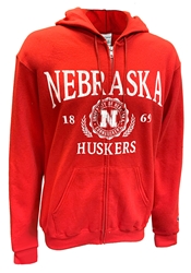 Nebraska Huskers 1869 Seal Powerblend Full Zip Hoodie Nebraska Cornhuskers, Nebraska  Mens Sweatshirts, Huskers  Mens Sweatshirts, Nebraska  Mens, Huskers  Mens, Nebraska  Zippered, Huskers  Zippered, Nebraska Red 1869 Nebraska Huskers Seal Powerblend Full Zip Hoodie Champion, Huskers Red 1869 Nebraska Huskers Seal Powerblend Full Zip Hoodie Champion