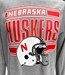 Nebraska Huskers 90's Helmet Retro Crew - AS-H8444