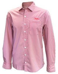 Nebraska Huskers Antigua Checkered Button Up Nebraska Cornhuskers, Nebraska  Mens Polos, Huskers  Mens Polos, Nebraska Polos, Huskers Polos, Nebraska Red And White Checkered Nebraska Stellar Button Up Antigua, Huskers Red And White Checkered Nebraska Stellar Button Up Antigua