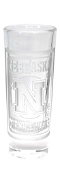 Nebraska Huskers Festival Engraved Glass Nebraska Cornhuskers, Nebraska  Kitchen & Glassware, Huskers  Kitchen & Glassware, Nebraska  Game Room & Big Red Room, Huskers  Game Room & Big Red Room, Nebraska Nebraska Huskers Festival Engraved Shot Glass Spirit Products, Huskers Nebraska Huskers Festival Engraved Shot Glass Spirit Products