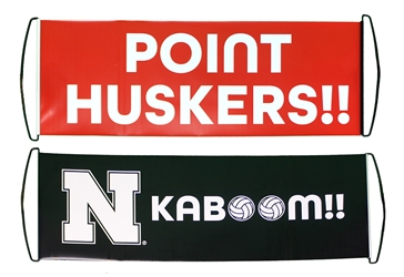 Nebraska Huskers Kaboom Volleyball Scroll Banner Nebraska Cornhuskers, Nebraska  Novelty, Huskers  Novelty, Nebraska  Beads & Fun Stuff, Huskers  Beads & Fun Stuff, Nebraska Volleyball, Huskers Volleyball, Nebraska Nebraska Huskers Kaboom Volleyball Scroll Banner Neil Enterprises, Huskers Nebraska Huskers Kaboom Volleyball Scroll Banner Neil Enterprises