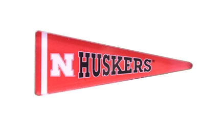 Nebraska Huskers Pennant Fridge Magnet Nebraska Cornhuskers, Nebraska Stickers Decals & Magnets, Huskers Stickers Decals & Magnets, Nebraska Nebraska Huskers Pennant Magnet Neil Enterprises, Huskers Nebraska Huskers Pennant Magnet Neil Enterprises