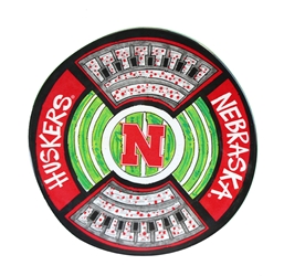 Nebraska Huskers Stadium Platter Nebraska Cornhuskers, Nebraska  Kitchen & Glassware, Huskers  Kitchen & Glassware, Nebraska  Tailgating, Huskers  Tailgating, Nebraska Nebraska Huskers Stadium Platter, Huskers Nebraska Huskers Stadium Platter