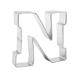 Nebraska Iron N Metal Cookie Cutter Nebraska Cornhuskers, Nebraska Metal Cookie Cutter