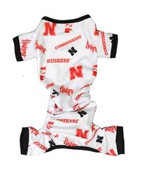 Nebraska Pet Pajamas  Nebraska Cornhuskers, Nebraska Pet Items, Huskers Pet Items, Nebraska Nebraska Red Pet Pajamas Little Earth, Huskers Nebraska Red Pet Pajamas Little Earth