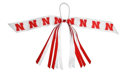 Nebraska Pony Tail N Streamers Nebraska Cornhuskers, Nebraska  Jewelry & Hair, Huskers  Jewelry & Hair, Nebraska  Kids, Huskers  Kids, Nebraska  Childrens, Huskers  Childrens, Nebraska  Youth, Huskers  Youth, Nebraska Red And White Nebraska Hair Pony Tail Streamers Neil Enterprises, Huskers Red And White Nebraska Hair Pony Tail Streamers