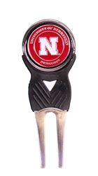 Nebraska Signature Divot Tool N Ball Marker Nebraska Cornhuskers, Nebraska Golf Items, Huskers Golf Items, Nebraska Nebraska Divot Tool, Huskers Nebraska Divot Tool