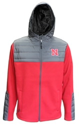 Nebraska Storm Full Zip Hooded Jacket Nebraska Cornhuskers, Nebraska  Outerwear, Huskers  Outerwear, Nebraska  Mens, Huskers  Mens, Nebraska Red Nebraska Storm Was Coming F/Z Hooded Jacket Colosseum, Huskers Red Nebraska Storm Was Coming F/Z Hooded Jacket Colosseum