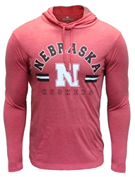 Nebraska Ticking Like This Long Sleeve Hoodie Tee Nebraska Cornhuskers, Nebraska  Mens T-Shirts, Huskers  Mens T-Shirts, Nebraska  Mens, Huskers  Mens, Nebraska  Long Sleeve, Huskers  Long Sleeve, Nebraska Red Nebraska Ticking Like This Long Sleeve Hooded Tee Colosseum, Huskers Red Nebraska Ticking Like This Long Sleeve Hooded Tee Colosseum