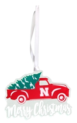 Nebraska Truck N Tree Christmas Ornament Nebraska Cornhuskers, Nebraska  Holiday Items, Huskers  Holiday Items, Nebraska Nebraska Truck N Tree Christmas Ornament , Huskers Nebraska Truck N Tree Christmas Ornament 