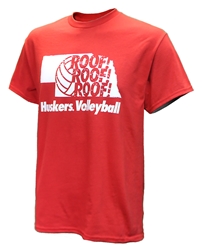 Nebraska Vollebyall Roof Roof Roof Tee Nebraska Cornhuskers, Nebraska  Mens T-Shirts, Huskers  Mens T-Shirts, Nebraska  Mens, Huskers  Mens, Nebraska  Short Sleeve, Huskers  Short Sleeve, Nebraska Volleyball, Huskers Volleyball, Nebraska Nebraska Red Roof Roof Roof State Shape Volleyball Tee Western, Huskers Nebraska Red Roof Roof Roof State Shape Volleyball Tee Western