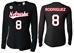 Nebraska Volleyball Rodriguez Number 8 Jersey - Black - AT-N0014