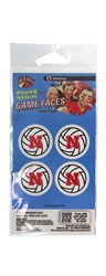 Nebraska Volleyball Waterless Tattoos 4 Pack Nebraska Cornhuskers, Nebraska Volleyball Waterless Tattoos