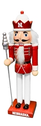 Nebraska Wooden Nutcracker Nebraska Cornhuskers, Nebraska  Holiday Items, Huskers  Holiday Items, Nebraska Nebraska Wooded Nutcracker , Huskers Nebraska Wooded Nutcracker 