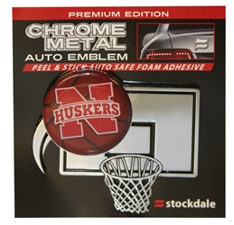 Nebrasketball Auto Emblem Nebraska Cornhuskers, Nebraska  Tailgating, Huskers  Tailgating, Nebraska Vehicle, Huskers Vehicle, Nebraska  Basketball, Huskers  Basketball, Nebraska Stickers Decals & Magnets, Huskers Stickers Decals & Magnets, Nebraska Nebrasketball Auto Emblem, Huskers Nebrasketball Auto Emblem