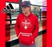 Official Adidas Nebraska Softball Team Issue Pullover Hood - AS-H8419