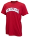 Red Bold Nebraska Arch Tee - AT-55150