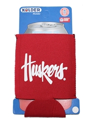 Red Huskers Can Coozie Nebraska Cornhuskers, Red Kolder Kaddy Script Huskers, Koozie