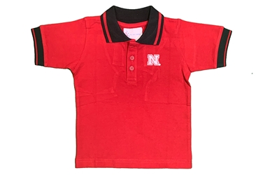 Toddler Boys Nebraska RB Polo Nebraska Cornhuskers, Nebraska Blackshirts, Huskers Blackshirts, Nebraska  Childrens, Huskers  Childrens, Nebraska Polos, Huskers Polos, Nebraska  Kids, Huskers  Kids, Nebraska Toddler Boys Red With Black Collar Blackshirts Polo  , Huskers Toddler Boys Red With Black Collar Blackshirts Polo  