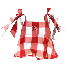 Toddler Girls Nebraska Gretchen Dress Nebraska Cornhuskers, Nebraska  Children, Huskers  Children, Nebraska Toddler Red And White Plaid Nebraska Gretchen Dress Garb, Huskers Toddler Red And White Plaid Nebraska Gretchen Dress Garb