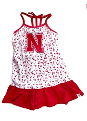 Toddler Girls Nebraska Robin Floral Dress Nebraska Cornhuskers, Nebraska  Childrens, Huskers  Childrens, Nebraska  Tank Tops, Huskers  Tank Tops, Nebraska  Kids, Huskers  Kids, Nebraska Toddler Girls Nebraska Red And White Robin Floral Dress Colosseum, Huskers Toddler Girls Nebraska Red And White Robin Floral Dress Colosseum