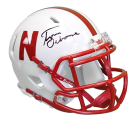 Tom Osborne Autographed Huskers Speed Mini Helmet Nebraska Cornhuskers, husker football, nebraska cornhuskers merchandise, husker merchandise, nebraska merchandise, husker memorabilia, husker autographed, nebraska cornhuskers autographed, Tom Osborne autographed, Tom Osborne signed, Tom Osborne collectible, Tom Osborne, nebraska cornhuskers memorabilia, nebraska cornhuskers collectible, Osborne Signed Mini Helmet